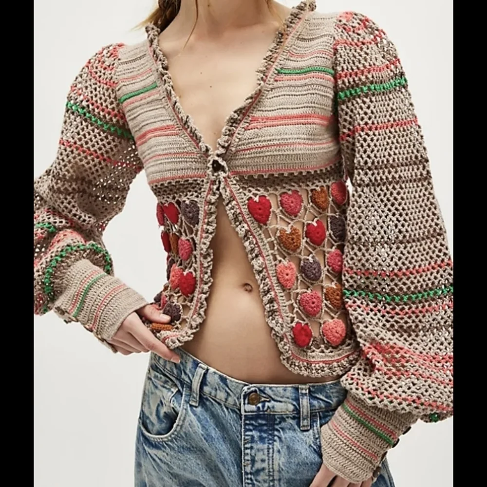 FREE PEOPLE | Heart Eyes Cardigan - Picture 7 of 12